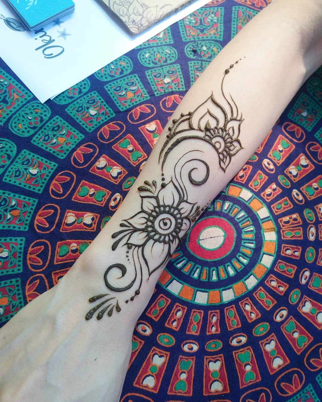 [新 包邮棕色印度海娜手绘纹身膏12支 Golecha Henna Cone 12pcs]