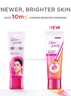 印度多重维他命面霜Glow & Lovely Renew Bright Face Cream 50g