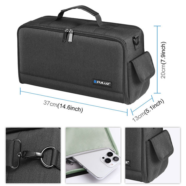 PULUZ Fat Cow Digital Camera Storage Shoulder Bag Lens Bag Outdoor Shoulder Crossbody Photography Digital Camera