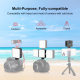 PULUZ fat cow three color temperature 5W mini fill light pocket light digital camera photo light hot shoe led square