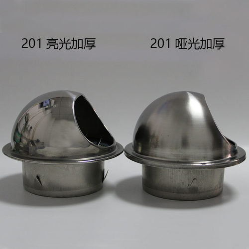 201不锈钢风帽外墙排风口透气帽油烟机排气出风口厨房卫生间室外 - 图0