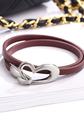 琦诺欧美跨境热销女士手链简约爱心小清新手环颈链项圈手链高级