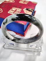 Shaanxi Blue Fields Jade Jade Bracelet Ink Jade Bracelet Natural Live Jade High-end Quality Xian Terracotta Tourism Special Cabinet