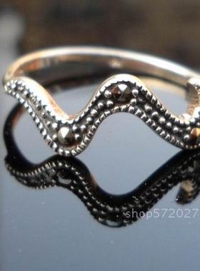 特价S925纯银饰情侣开口戒指环