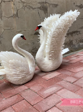 影视婚庆拍摄舞蹈情侣白天鹅道具