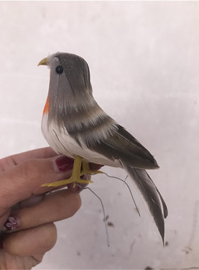 diy橱窗装饰品摄影道具仿真鸟