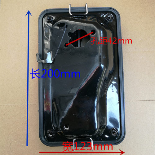 汽油发电机配件2/3KW空滤器总成5千瓦/6.5/8KW铁壳空气滤清器 - 图0
