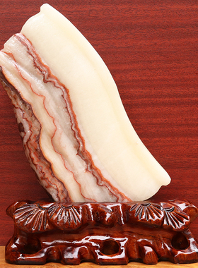 17*24*2cm1330g天然石材奇石摆件猪肉石五花肉桌面装饰雕刻石摆件