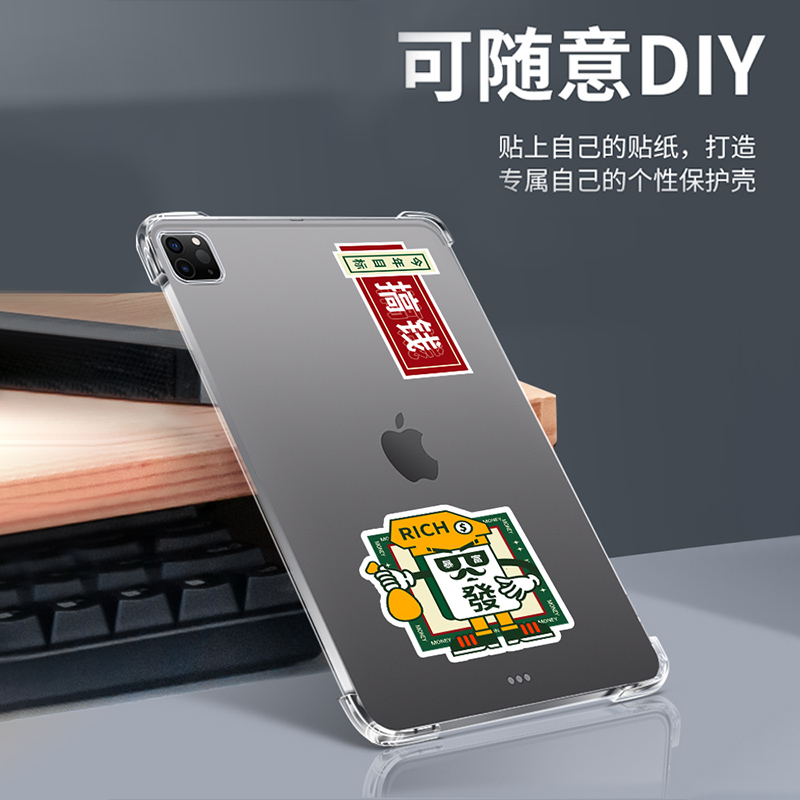 适用ipadmini2保护套A1489/A1490四角气囊爱派迷你二Mini2 7.9英寸透明防摔硅胶苹果平板电脑简约轻薄保护壳-图3