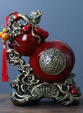 客厅葫芦摆件厂家直销祝福中式