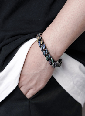 krwcool21sssunset镶嵌嘻哈手链