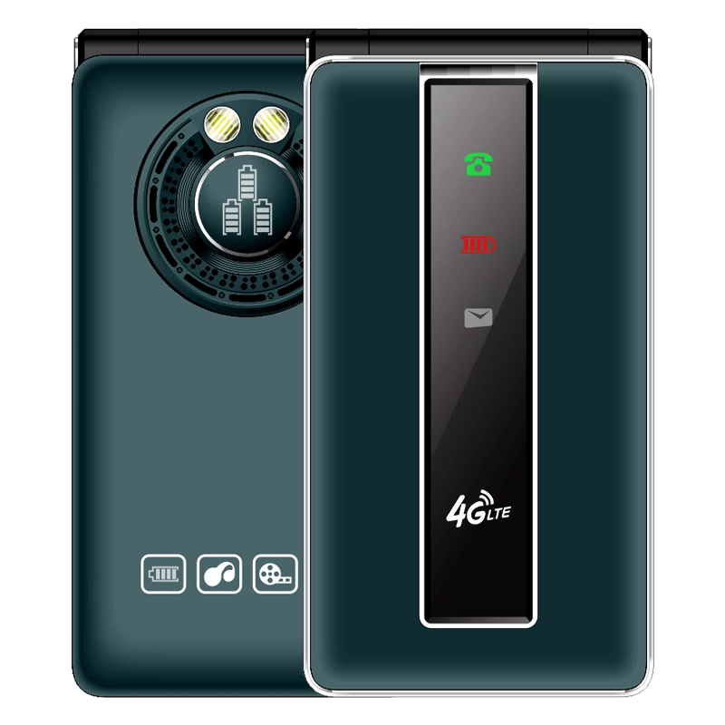 【4g全网通】关爱心f8翻盖智能机 深圳易乐购数码手机