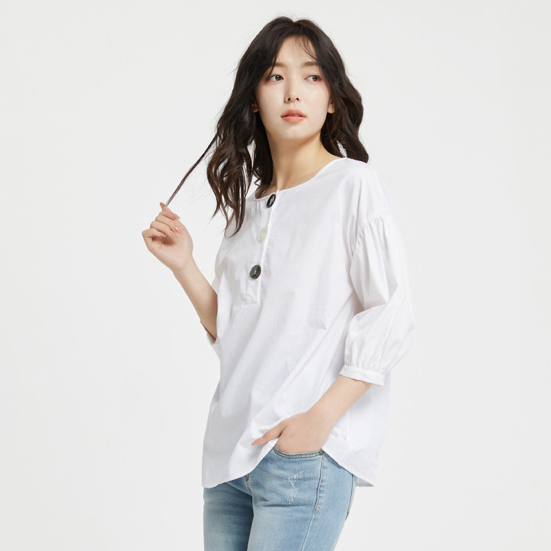 【新品】十月妈咪灯笼袖孕妇2021 t恤 旭申母婴T恤