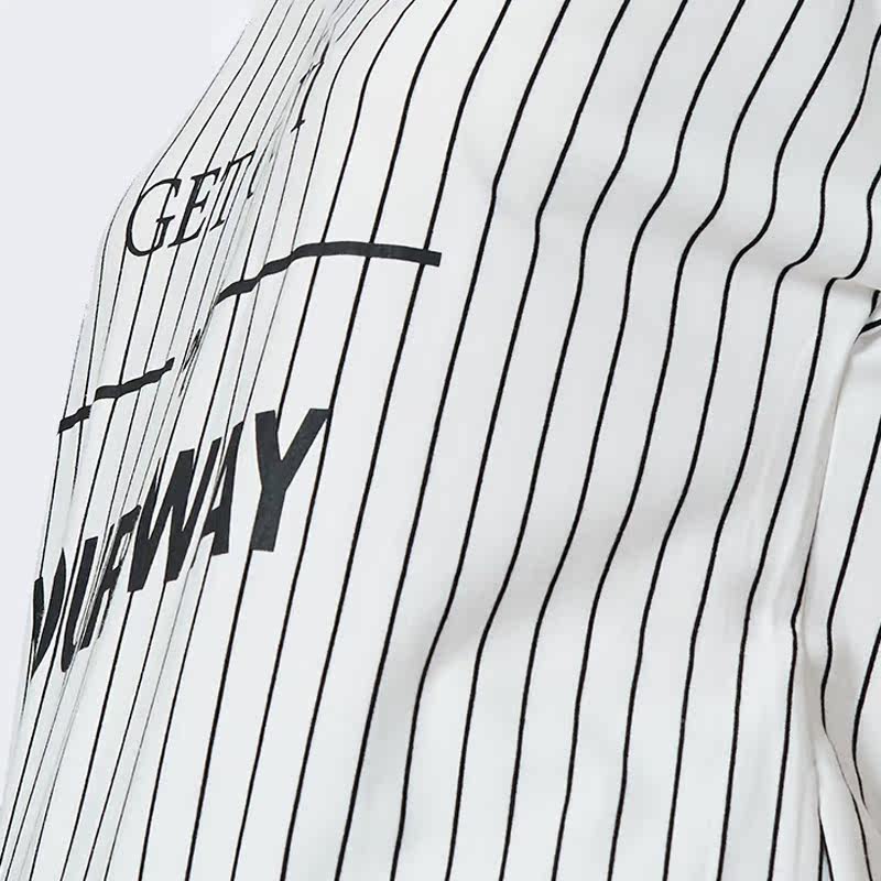 【新品】十月妈咪竖条纹印花长版t恤 旭申母婴T恤