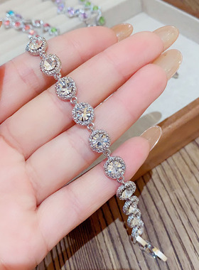 春季清新甜美锆石手链女百搭