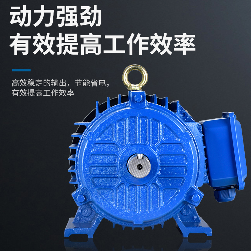 三相电动机Y100L1-4 2.2KW YE2-100L2-4 3/1.5KW全铜国标电机380V - 图2