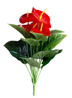 仿真花红掌仿真绿植假花客厅装饰绿色植物桌面客厅装饰盆栽摆件