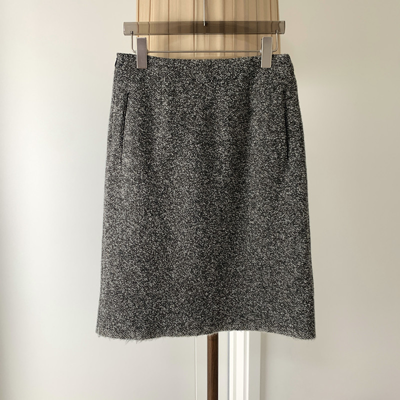 高级感小香风~羊毛呢混纺气质圆领短外套上衣+半身裙时尚套装女,淘宝优惠券,粉丝福利购,淘宝优惠卷