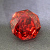 High precision cut Padma garnet loose stone rose cut