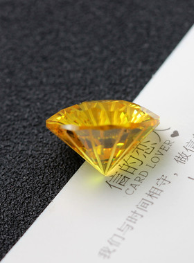 烟花圆形锆石裸钻戒指