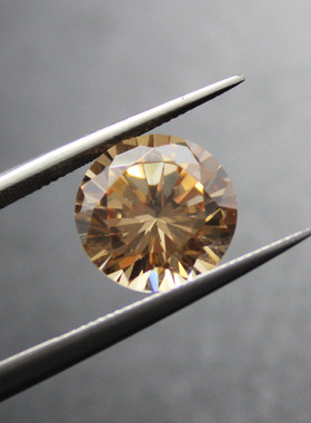 皇家级法国香槟钻石光刻面锆石