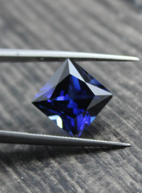 皇室典藏坦桑石裸石熔正方形