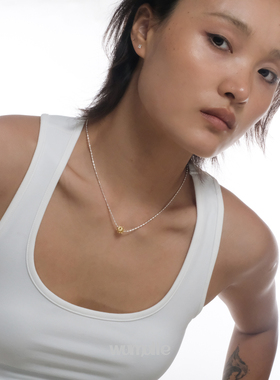 原创设计小众锁骨链新中式项链