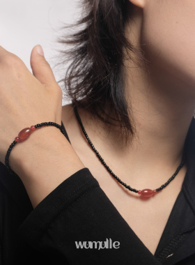 甜酷ins极简设计巴洛克珍珠项链