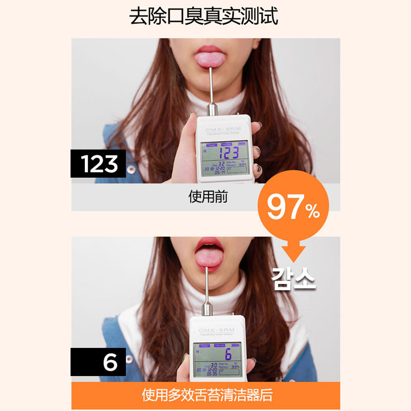 韩国V.Doing舌苔刷舌苔清洁器刮走细菌去口臭清新口气无刺激 - 图1