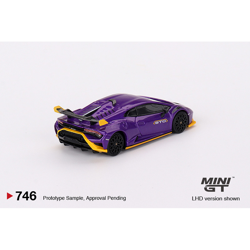 【202408预定】MINIGT 1/64 兰博基尼Huracán STO 合金车模#746 - 图2