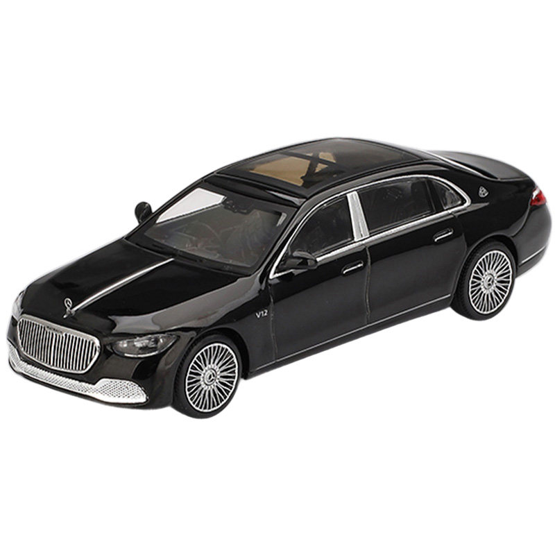 MINIGT 1:64 977# 奔驰迈巴赫 S680 黑色 合金汽车模型,淘宝优惠券,粉丝福利购,淘宝优惠卷