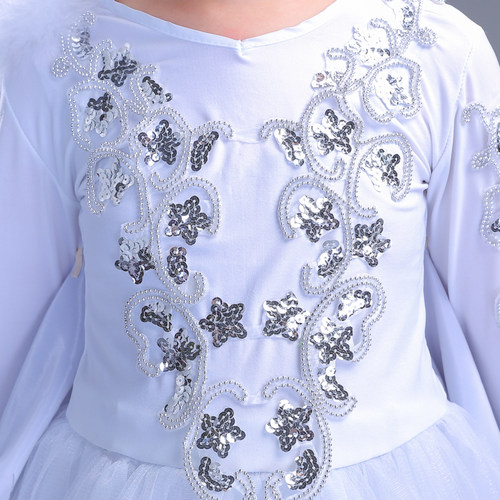 儿童百灵鸟动物服女童白鸽小鸟演出服表演服舞蹈服饰小荷风采翅膀 - 图2