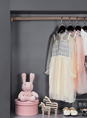 软装儿童房衣帽间原创样板间简约