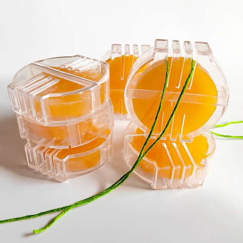 Смазка с молнией, водорастворимые шелковые нитки из воскового агата, с вышивкой