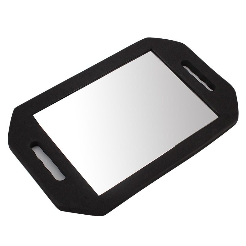 理发师手镜泡沫高清手持圆后视镜发廊防摔后背镜美发店方形镜子,淘宝优惠券,粉丝福利购,淘宝优惠卷