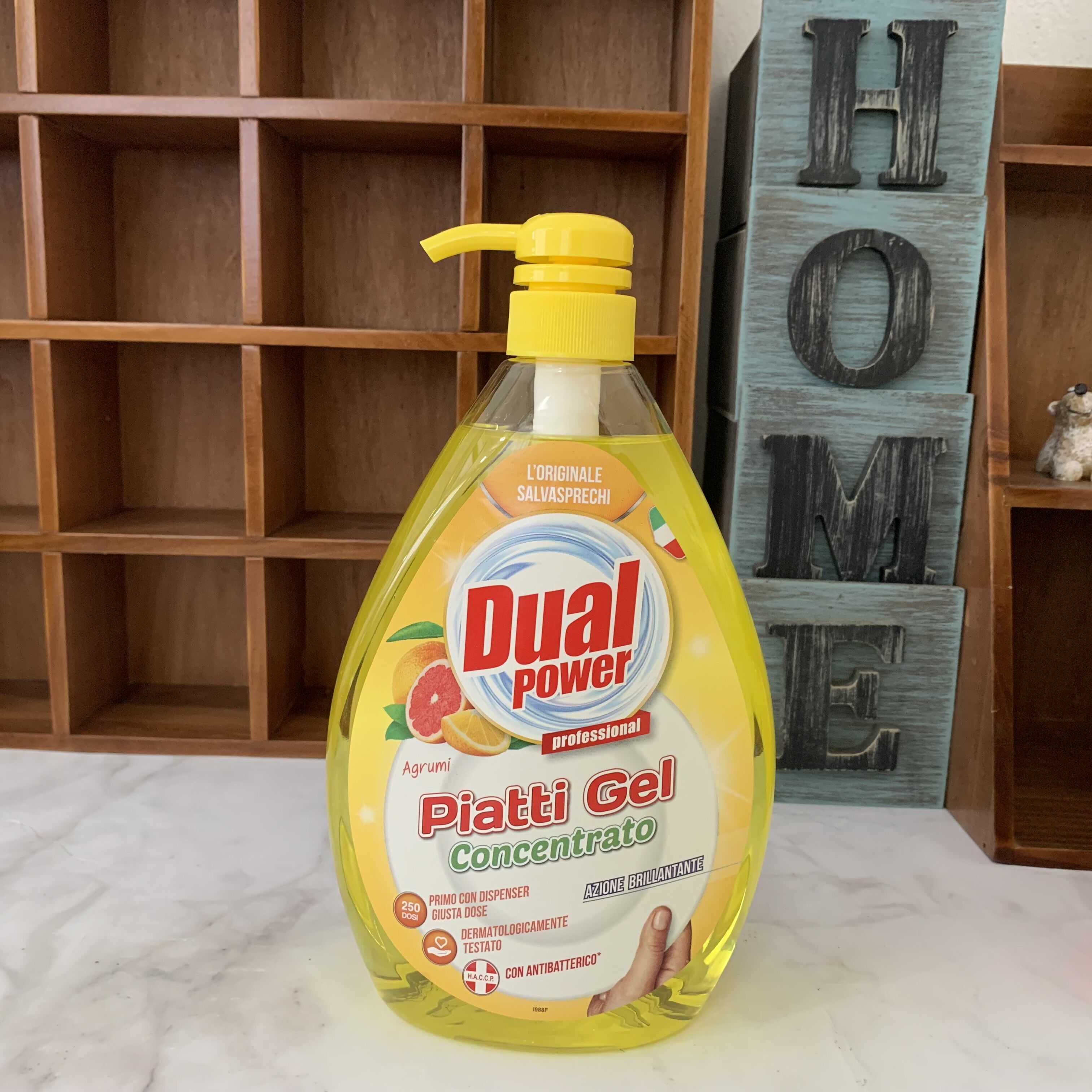 意大利进口Dual Power超浓缩洗碗液水果香洗洁精 不伤手1000ml - 图0