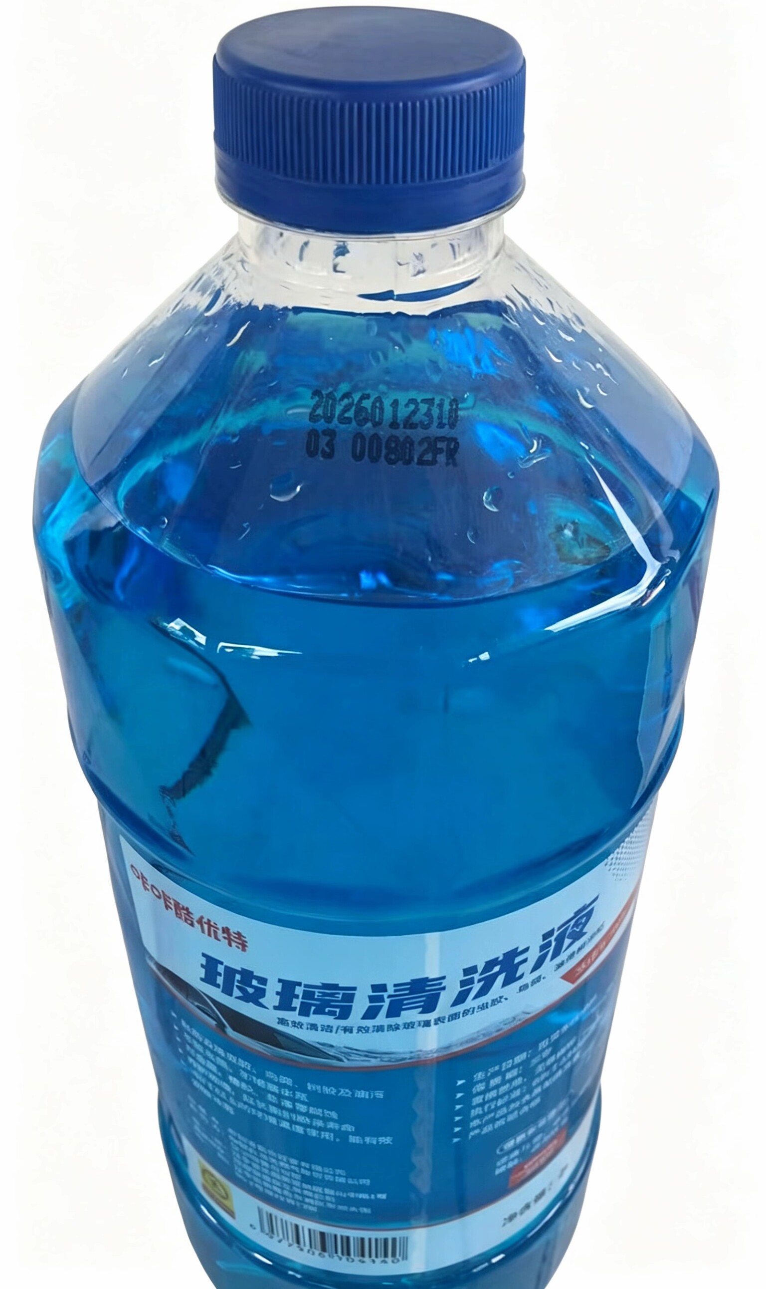 昆仑好客咔咔酷优特汽车玻璃清洗液-40度强力去污鸟粪虫胶2L