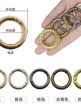 锌合金O型圈扳机圆形五款颜色
