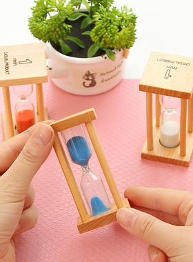 创意实木分钟小孩玩具沙漏计时器
