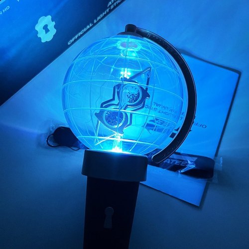 现货ATEEZ OFFICIAL LIGHT STICK应援棒 演唱会同款 地球仪手灯 - 图0