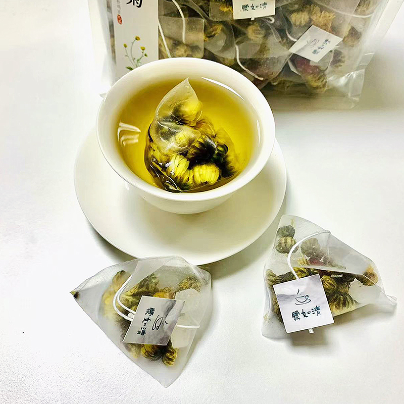 正宗蒙如清胎菊王杭白菊花茶清热夏季凉茶清火大包装菊花茶包 - 图1