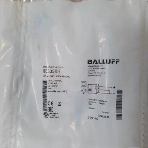BES05KH原装BALLUFF巴鲁夫 BES M12MI-M12MG1-PSC80B-NSH80B-S04G - 图0