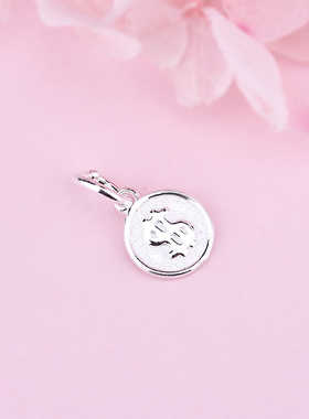 钱币吊坠DIY半成品手工