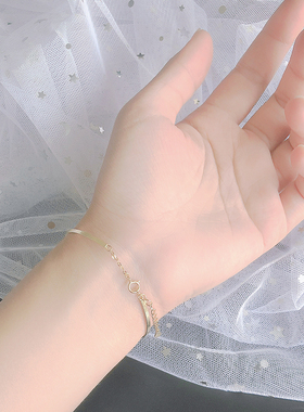 设计感百搭光面s925气质闺蜜手链