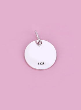 925纯银吊坠串珠手链银饰品