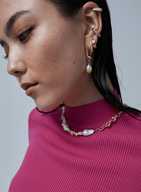 FandHJewellery珍珠项链贝壳珐琅