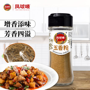 凤球唛纯五香粉香辛撒料烧烤撸串火锅蘸料炒菜去腥增香调味料家用