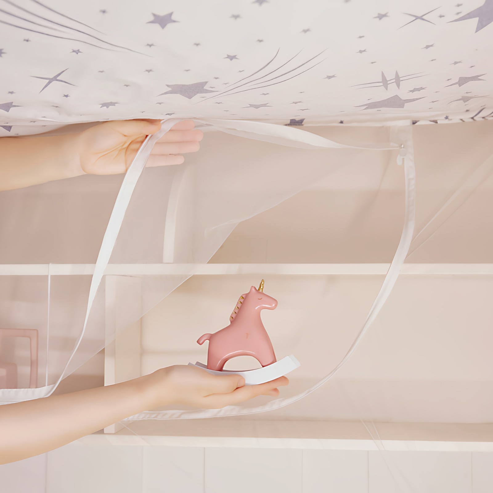 全包型1.2m防蚊儿童双层上下铺子母床1.5梯形家用高低床专用蚊帐,淘宝优惠券,粉丝福利购,淘宝优惠卷