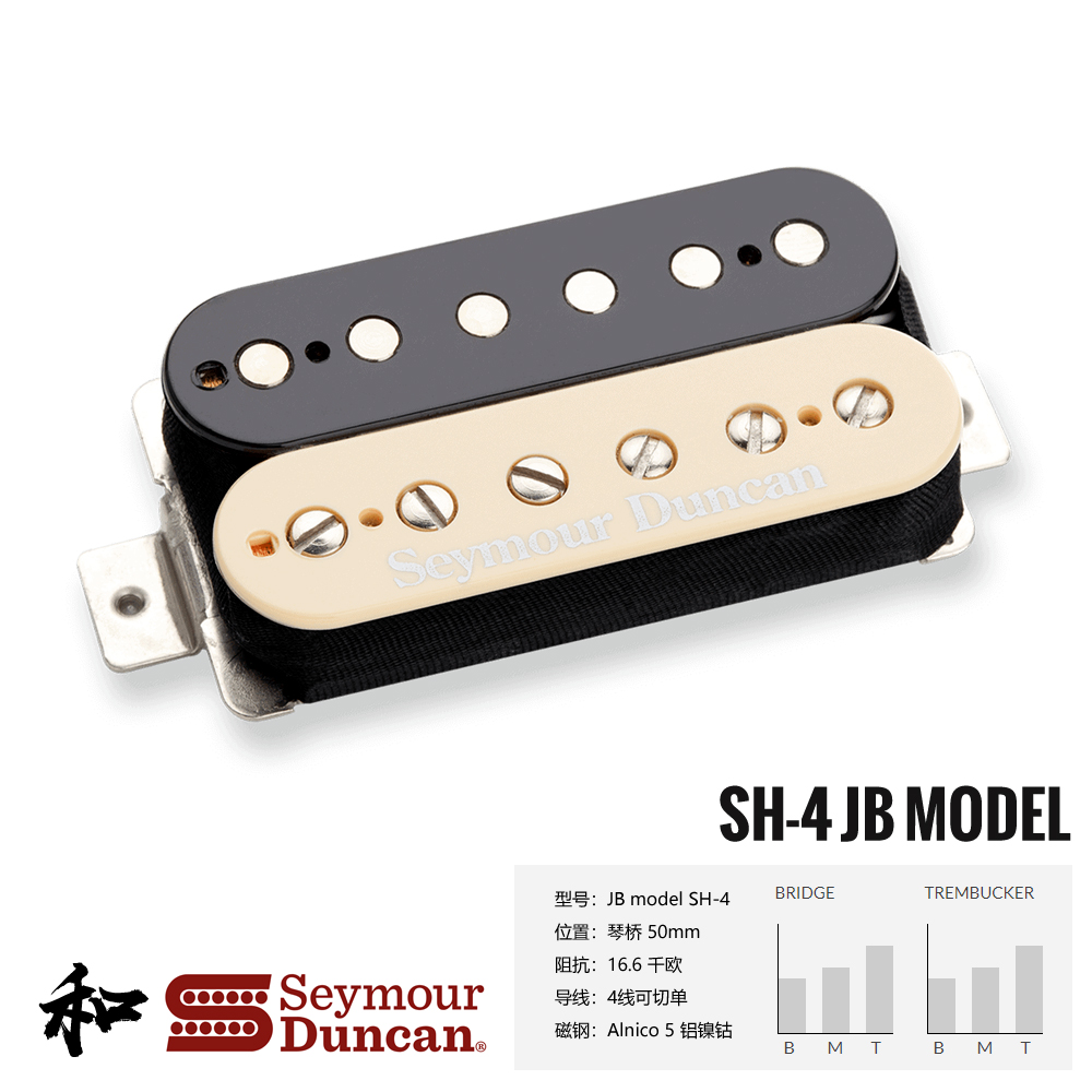 Seymour Duncan 邓肯SH2n SH4 TB4 SH6 TB6 双线圈拾音器太和乐器 - 图3