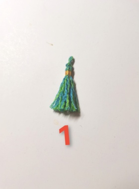 手串配饰迷你玉米结小流苏纯手工编制文玩手搓棉线棉绳穗子